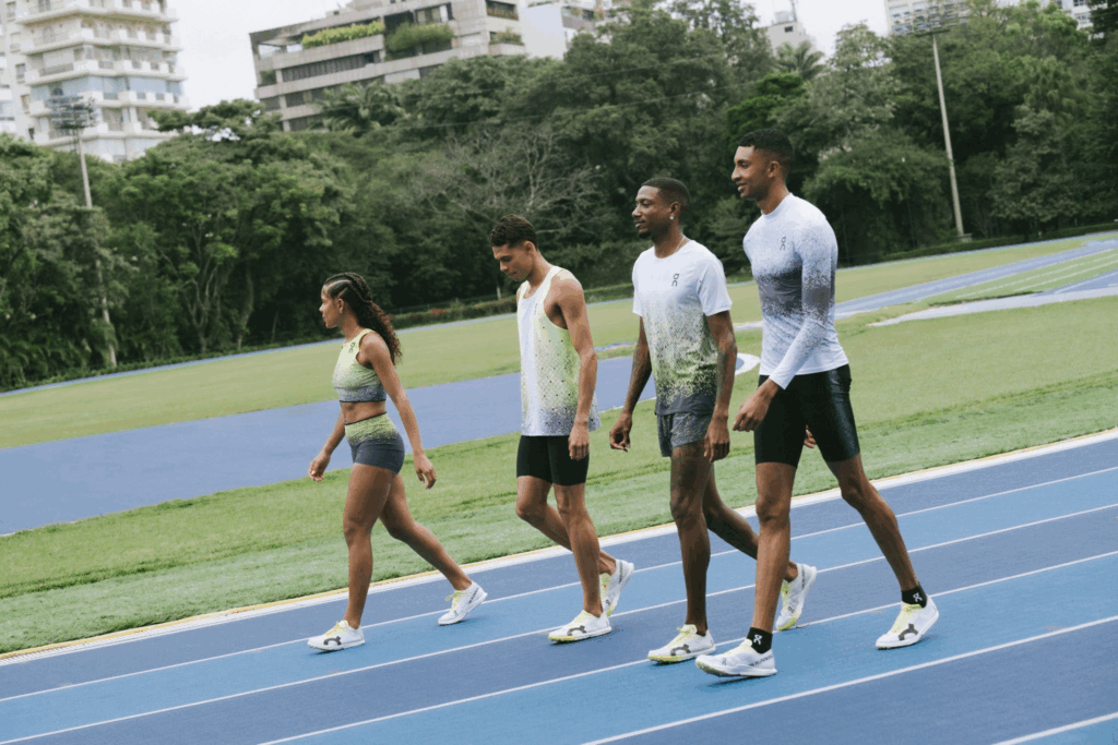 A On comunica a entrada dos atletas de pista Leonardo Santos, Thiago Rosário, Eduardo Ribeiro e Mirelle Leite em seu time.