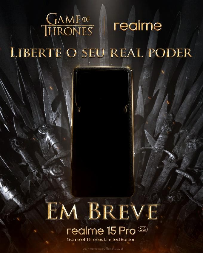 A realme anuncia uma edição limitada com a WBDGCP, para trazer aos fãs um smartphone inspirado na lendária série da HBO, Game of Thrones.