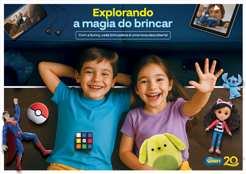 A Sunny Brinquedos se prepara para a data mais importante do calendário anual da empresa: o Dia das Crianças.