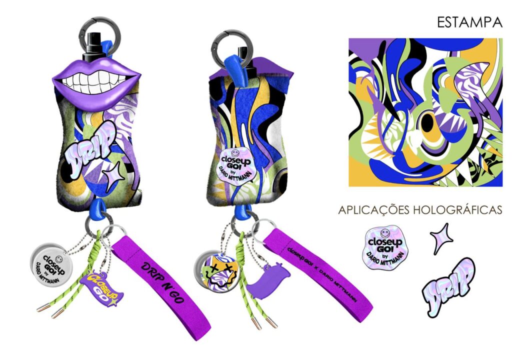 A Closeup decidiu apostar no universo fashion com uma collab inédita com o estilista Dario Mittmann, resultando em uma linha de cover cases.