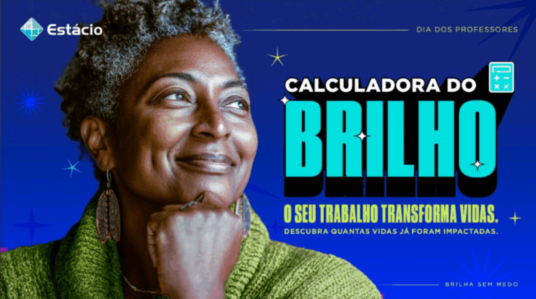 Estácio celebra o Dia do Professor com um projeto em homenagem a esses profissionais que fazem o Brasil brilhar por meio da educação.