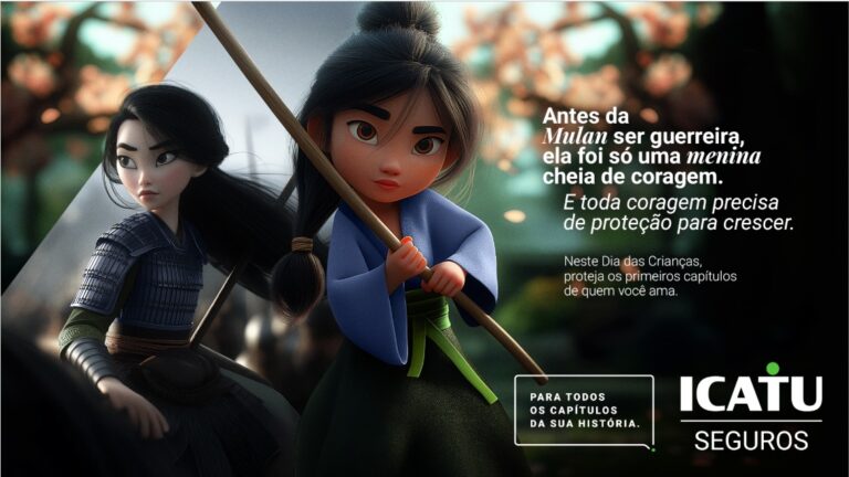 Icatu Seguros celebra o Dia das Crianças com o projeto "Primeiros Capítulos", que reimagina a infância de personagens icônicos da literatura.