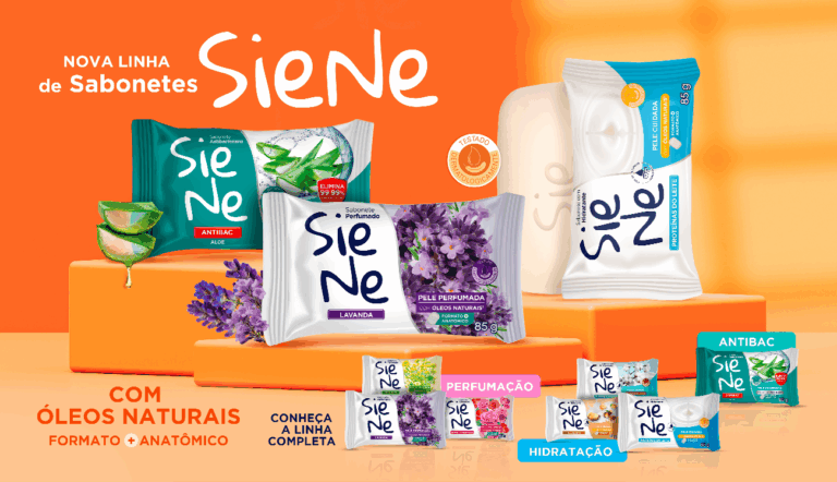 A Ypê decidiu relançar a linha de sabonetes Siene em três versões: perfumadas, hidratantes e antibacteriana.