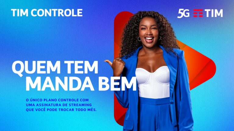 A TIM estreia sua primeira campanha desenvolvida com Inteligência Artificial para destacar os benefícios do plano TIM Controle.