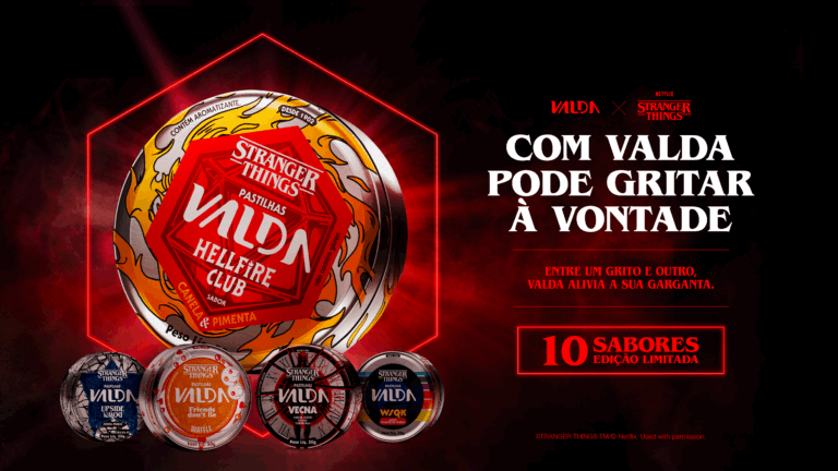 Valda apresenta linha especial colecionável de Stranger Things