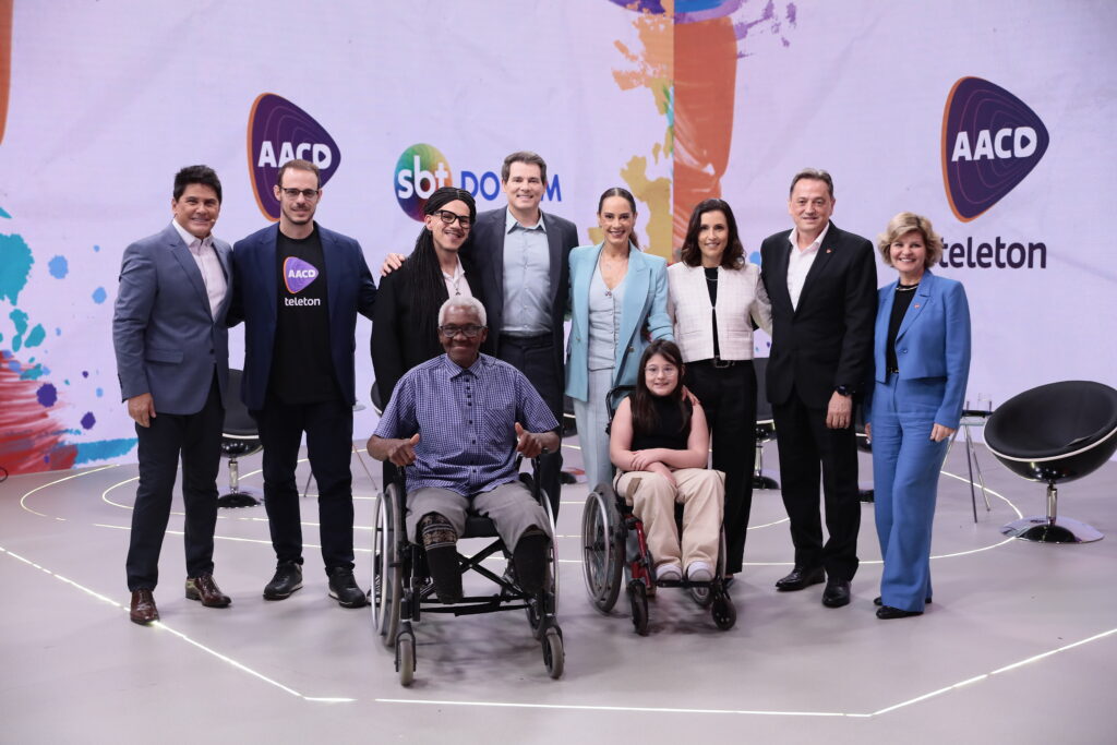 Em comemoração ao aniversário de 75 anos da AACD Teleton, diversas personalidades farão parte da tradicional maratona de solidariedade.