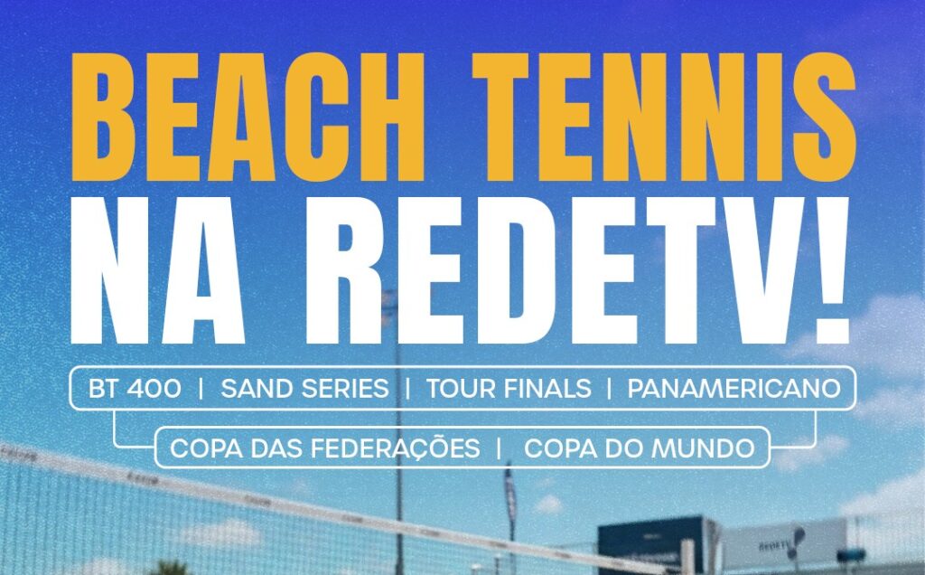 A RedeTV! adquiriu os direitos de transmissão dos maiores campeonatos do circuito internacional de Beach Tennis.