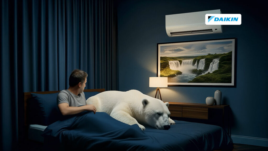 A nova ação da Daikin, com o conceito “Onde tem Daikin, todo mundo quer ficar”, mostra o poder de atração do conforto térmico.