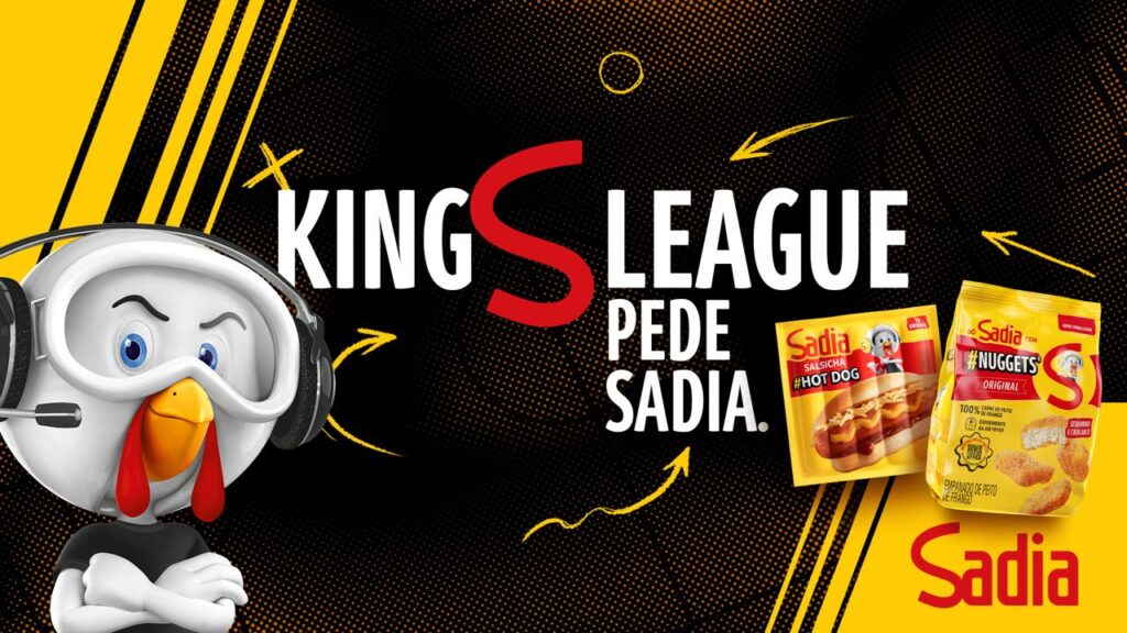 Aadia estreia como patrocinadora oficial da Kings League Brazil, e passa a apoiar três clubes icônicos da liga, LOUD, Fluxo e Dendele.