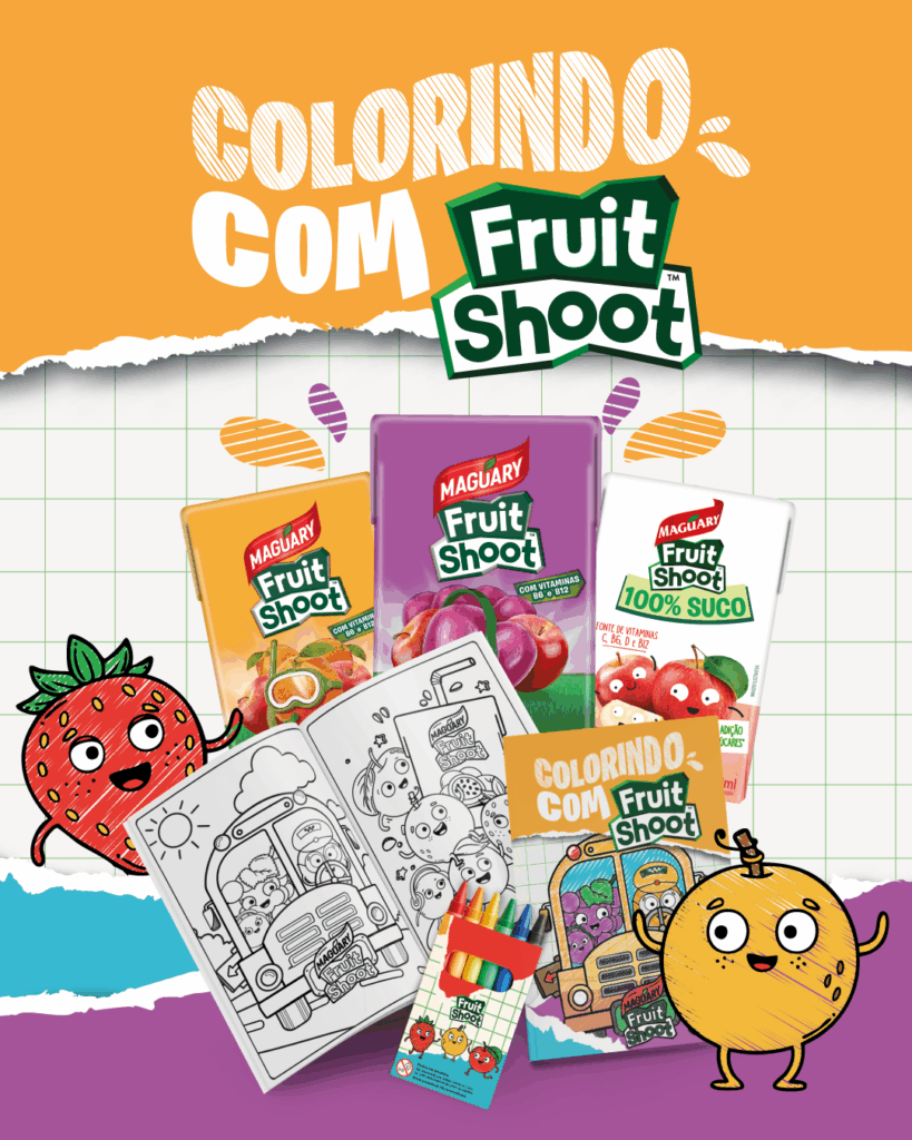 A Fruit Shoot, marca da Maguary, celebra o Dia das Crianças com uma campanha especial para estreitar o relacionamento com seu público-alvo.