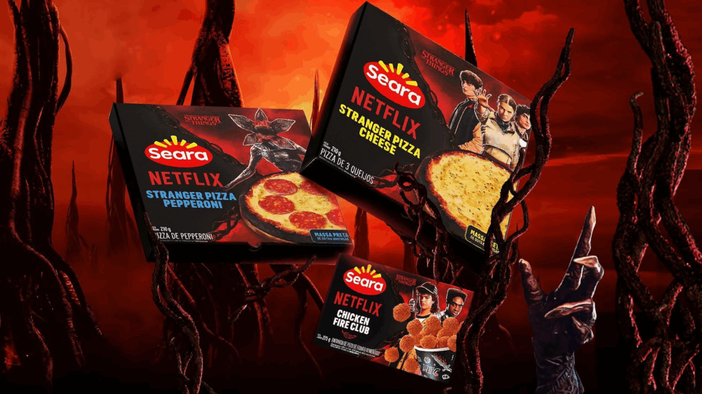 Em parceria com a Netflix, a Seara apresenta uma edição especial de pizzas inspirada no universo de Stranger Things.