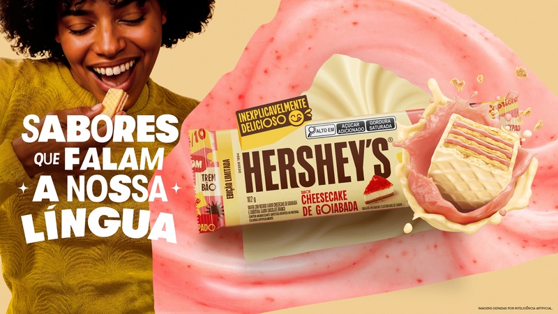 A Hershey's expande seu portfólio de edições limitadas com o lançamento da linha Hershey's Inexplicavelmente Delicioso.