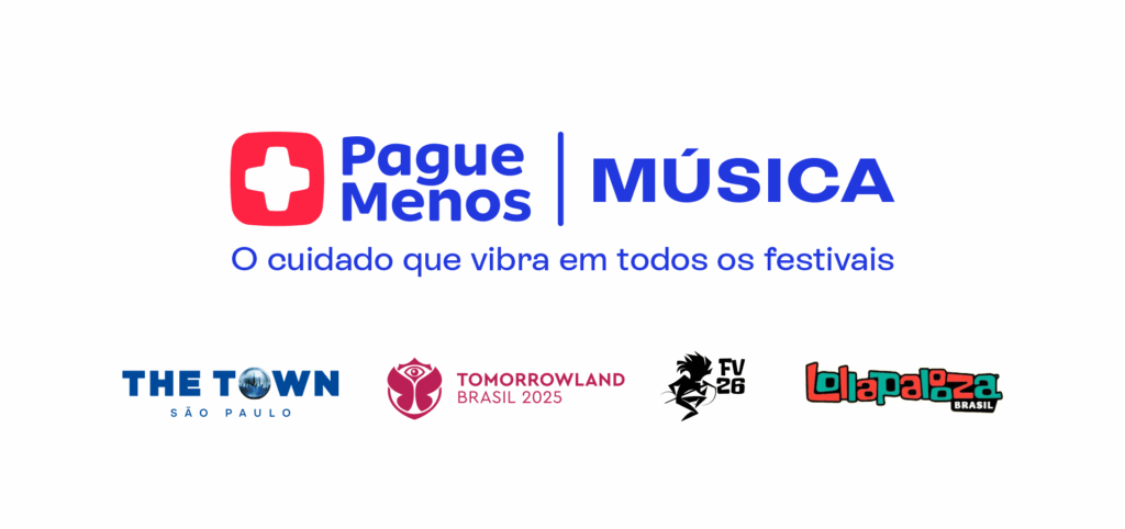 A Pague Menos comunica a renovação da parceria para a próxima edição do Tomorrowland Brasil, que será realizada em 2027.