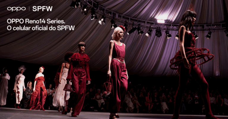 A OPPO anunciou patrocínio à 60ª edição da São Paulo Fashion Week (SPFW), que acontece de 13 a 20 de outubro no Parque Ibirapuera.