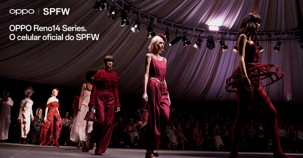 A OPPO anunciou patrocínio à 60ª edição da São Paulo Fashion Week (SPFW), que acontece de 13 a 20 de outubro no Parque Ibirapuera.