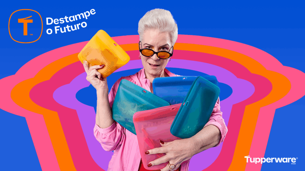 A Tupperware estreia nova etapa de movimento que convida a enxergar a vida com mais cor, sentido e criação, agora, do ponto de vista digital.