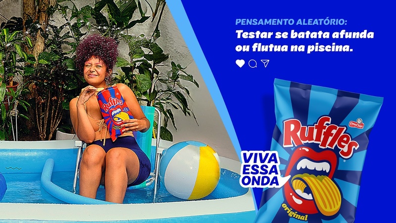 A RUFFLES lança fase de campanha focada nos pensamentos aleatórios, aqueles em que a imaginação coloca o roteiro esperado em xeque.
