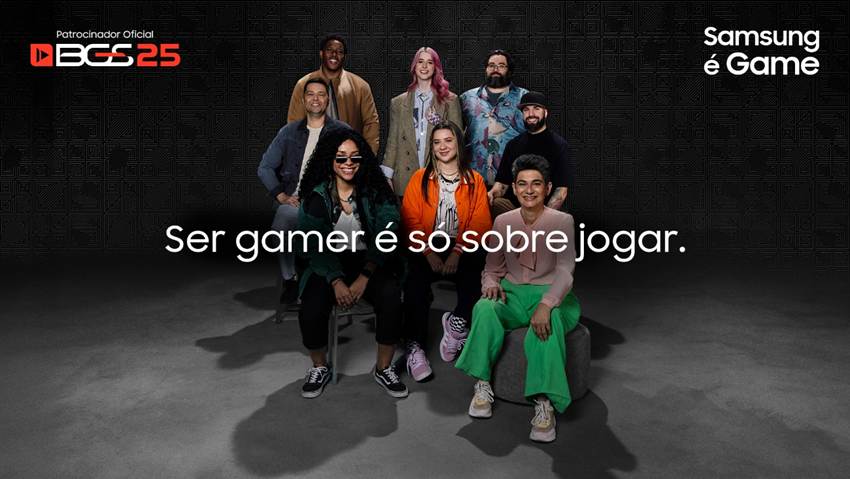 A Samsung anuncia sua participação na Brasil Game Show (BGS) 2025, o maior evento de jogos eletrônicos das Américas.