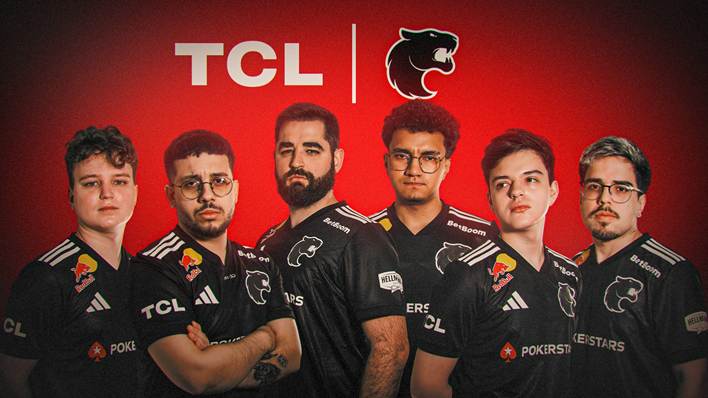 A FURIA acaba de anunciar a TCL como sua nova parceira. Com o acordo, a marca passará a estampar a camisa da Pantera.