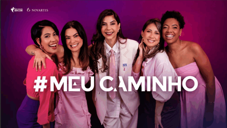 A Novartis lança a campanha #MeuCaminho, iniciativa que marca um passo importante na comunicação sobre câncer de mama no Brasil.