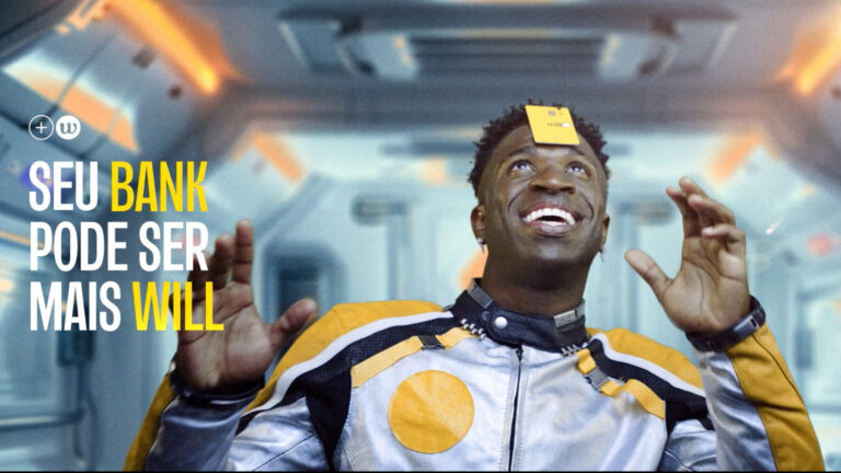 A nova campanha do seguro cartão do will bank coloca Vini Jr. na missão de proteger os 12 milhões de clientes do banco digital.