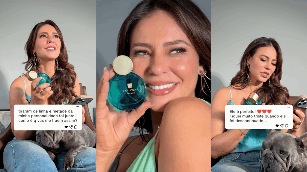A Avon anuncia o relançamento de Far Away Infinity, fragrância icônica que volta ao catálogo da marca após dois anos de hiato.