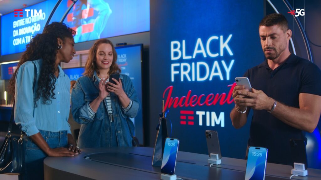 A TIM, combinando ofertas surpreendentes e uma nova linha de comunicação, apresenta a sua Black Friday Indecente.