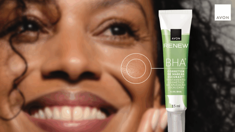 Renew, da Avon, busca aproximar a marca das consumidoras por meio de conversas abertas e esclarecedoras sobre os principais dilemas da pele.