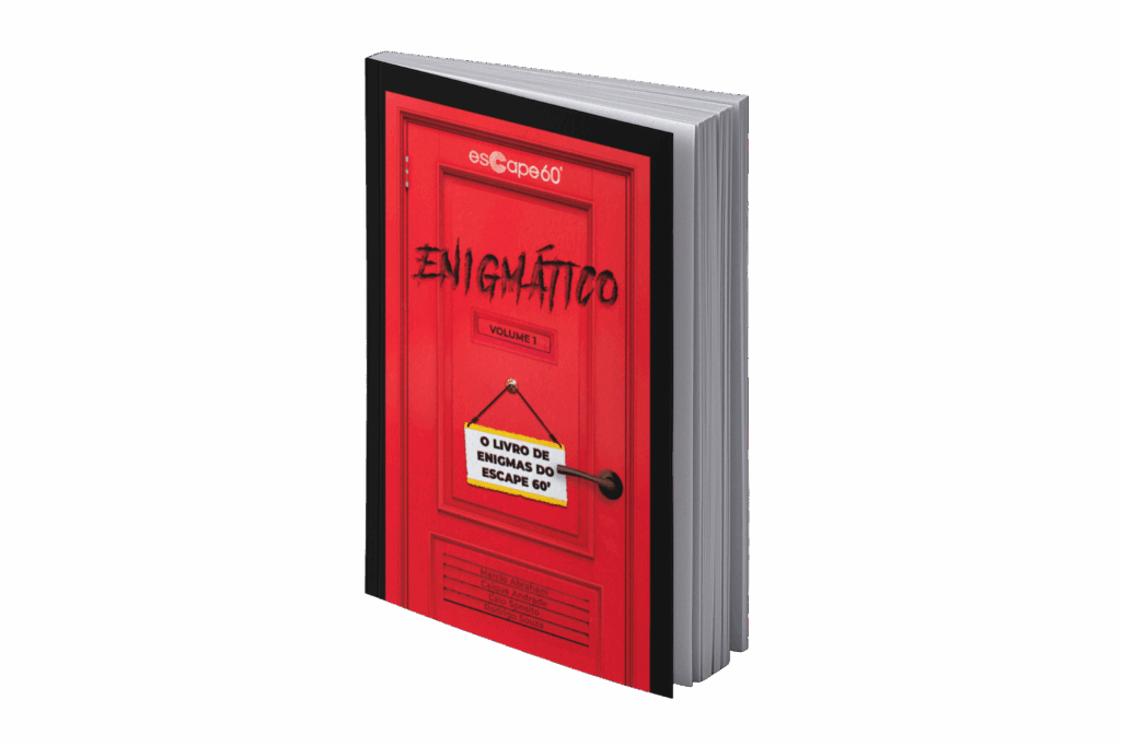 Escape 60' anuncia, no ano em que comemora 10 anos, mais um grande marco em sua história: o lançamento de seu primeiro livro de enigmas.