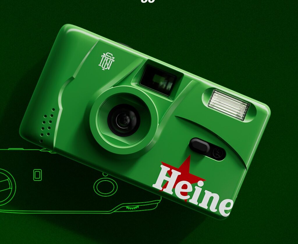 Heineken e NOTTHESAMO lançam câmera analógica exclusiva, criada como símbolo do convite da marca para viver experiências fora das telas.