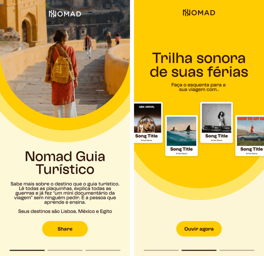 Nomad e Spotify lançam parceria para descobrir seu destino ideal de viagem com base no seu gosto musical