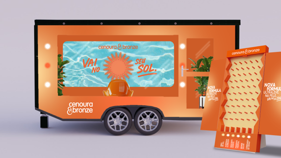Cenoura & Bronze anuncia campanha de verão, com experiências de experimentação e interação para consumidores em diferentes regiões do país.