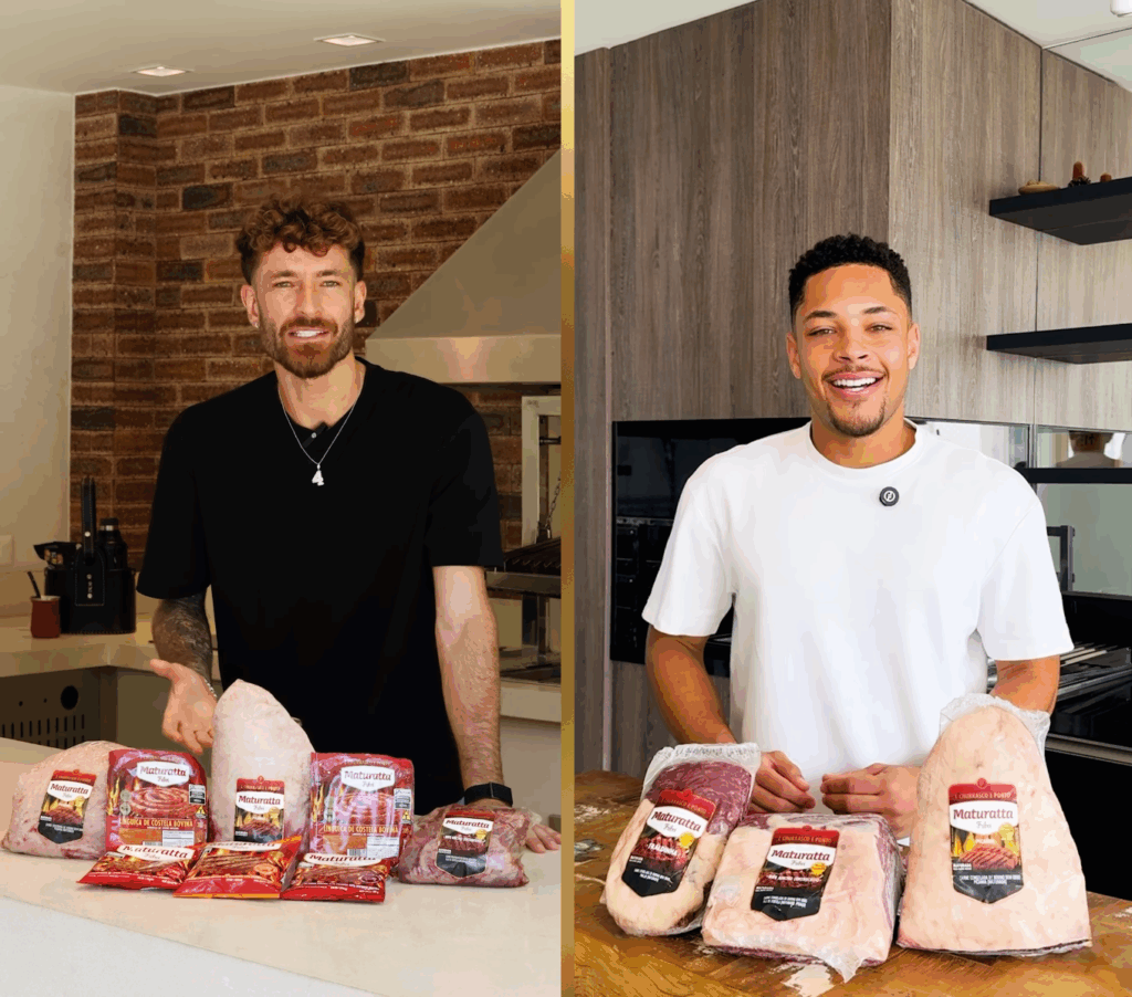 A Maturatta decidiu colocar Vitor Roque (Palmeiras) e Léo Pereira (Flamengo) frente a frente em uma brincadeira bem-humorada.