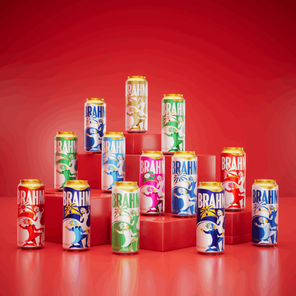 A Brahma reforça sua tradição com o samba e lança a coleção exclusiva de latas temáticas e colecionáveis para o Carnaval 2026.