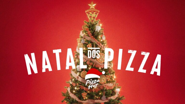 Pizza Hut lança 'O Natal dos Pizza'. Ação presenteia brasileiros com sobrenome Pizza e oferece cupom de R$ 200. Confira as regras.