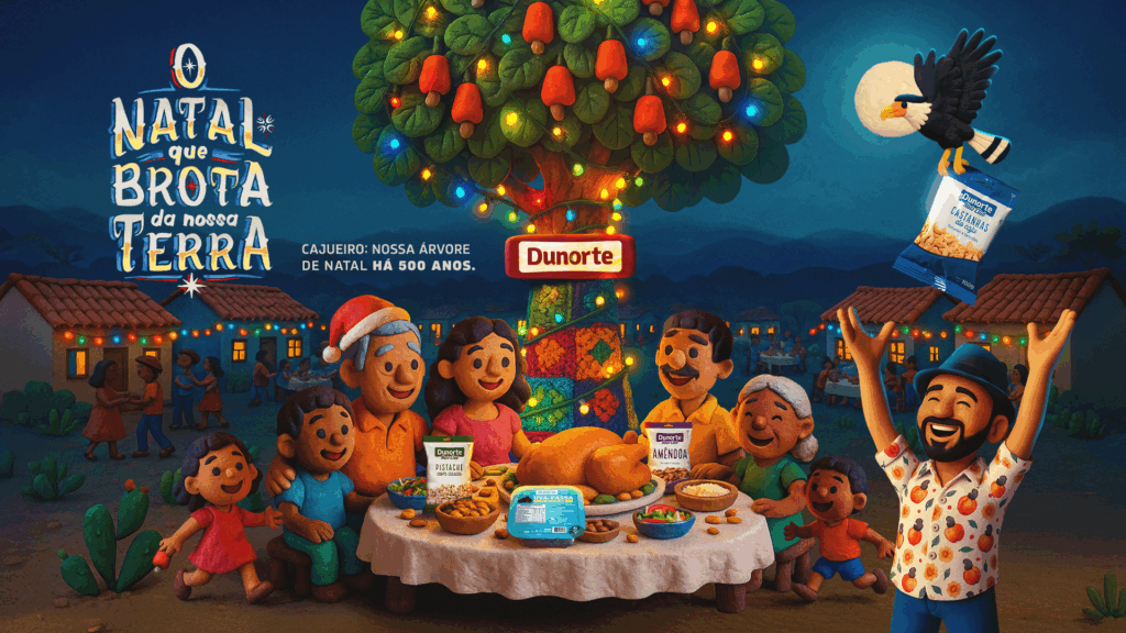 A Dunorte, reconhecida pela produção de castanhas brasileiras, apresenta a sua campanha de fim de ano “O Natal que Brota da Terra”.