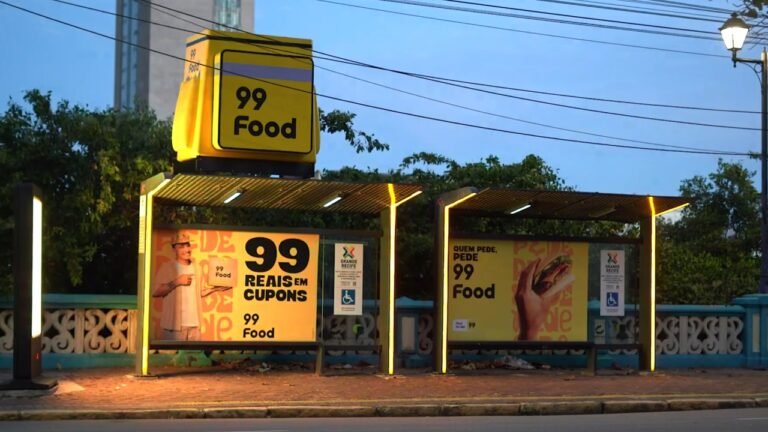 99Food estreia no Recife com campanha de mídia OOH