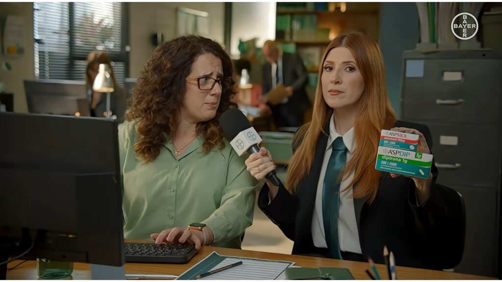 Bayer lança AspDip e AspMol com campanha bem-humorada estrelada por Dani Calabresa e reforça tradição da marca Aspirina.