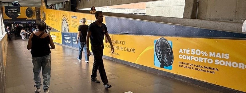 Britânia usa OOH para transformar a experiência de quem circula pelo Terminal Tietê