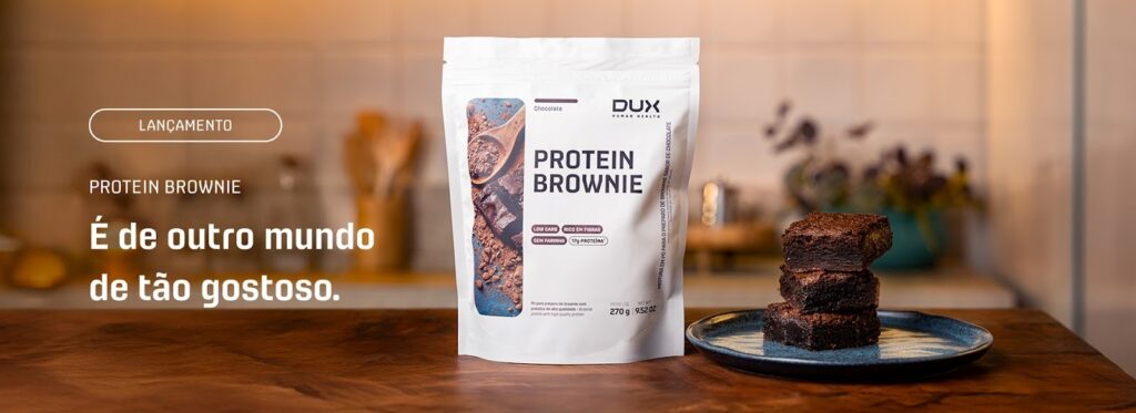 Protein Brownie: DUX transforma o doce em aliado da alimentação equilibrada