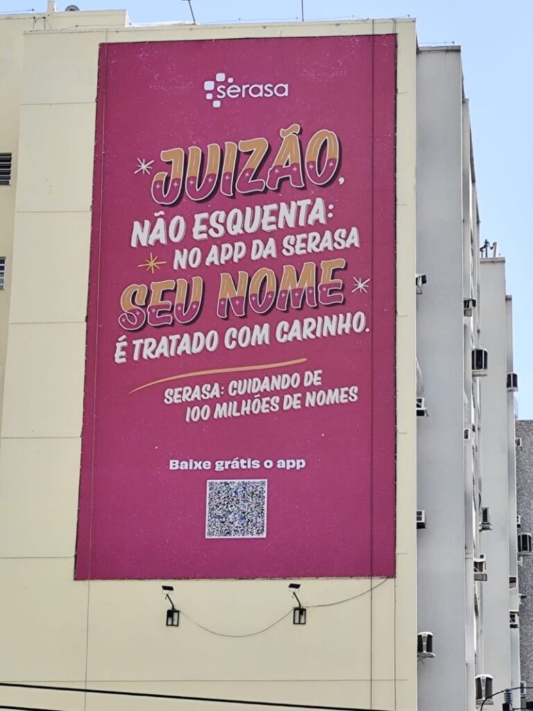Empena do Serasa no Rio de Janeiro