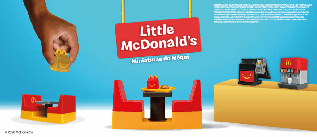 McLanche Feliz traz novas miniaturas de itens icônicos do McDonald’s