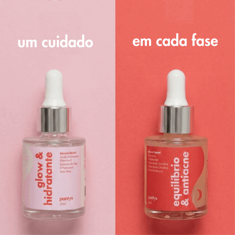 Pantys lança séruns faciais que acompanham o ciclo menstrual, com skincare inteligente, baseado em ciência e bem-estar feminino.