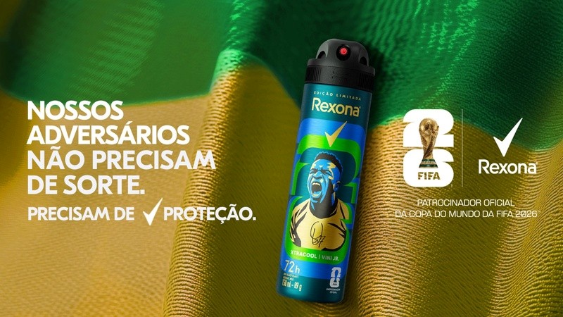 Rexona anuncia patrocínio da Copa do Mundo da FIFA 2026 com proposta de Nunca Abandonar a torcida brasileira