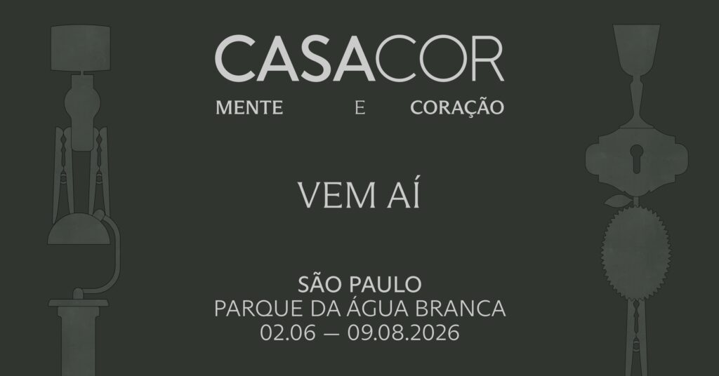 CASACOR SP 2026 revela elenco e propõe refletir sobre o morar com o tema “Mente e Coração” no Parque da Água Branca.