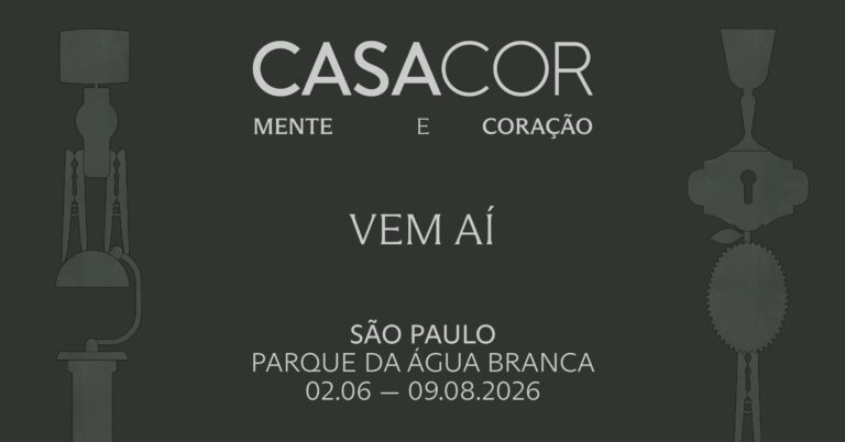 CASACOR SP 2026 revela elenco e propõe refletir sobre o morar com o tema “Mente e Coração” no Parque da Água Branca.