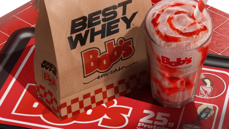 BEST WHEY ganha versão inspirada no Milk Shake de Morango do Bob’s