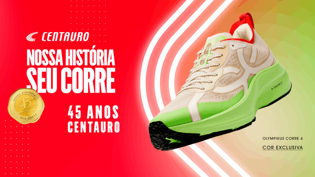 Centauro e Olympikus celebram aniversários históricos com edição especial do Corre 4