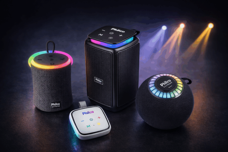 Philco amplia a linha Extreme com novos speakers potentes, som imersivo, Bluetooth 5.3