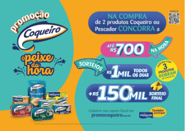 Coqueiro ativa a Quaresma com promoção nacional e prêmio final de R$ 150 mil